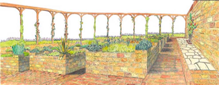 The proposed Erasmus Foundation Herb Garden