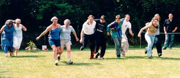 Three-legged race