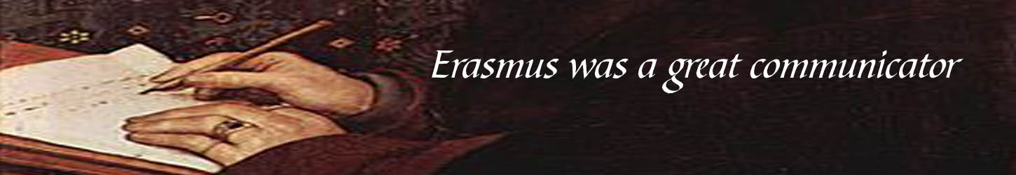 Erasmus writing